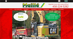 Desktop Screenshot of excavationbenoitmaille.com